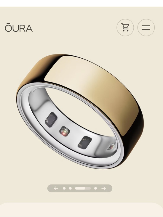 Oura Jewelry - Oura Ring GOLD, SIZE 7, GEN 4